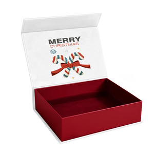 カスタムロゴクリスマスギフトボックスリサイクル材料スポンジライニング磁気閉鎖環境に優しいクリスマスツリーデザイン - Product Image 4