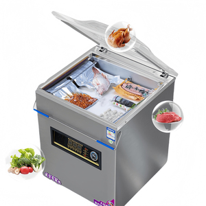 Selladora al Vacío Industrial de Doble Cámara, Máquina Comercial para Empacar y Sellar Alimentos y Carnes al Vacío - Product Image 1