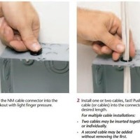 Clip de câble standard américain 75105B 75105A en forme de C en plastique noir pour la fixation des câbles