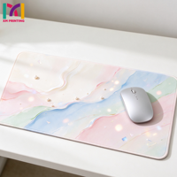 Alas Mouse OEM ODM Custom dengan Logo Cetak Desain Personal Anti Selip Karet Tepi Jahit