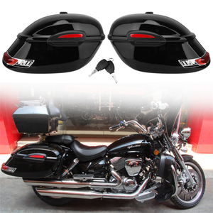 Sac de selle imperméable en ABS pour moto, <span class=keywords><strong>sacoche</strong></span> pour motocycle yamaha boulon XVS 950 kawasaki Triumph bonnille - Product Image 4