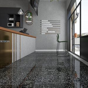 Carreaux de céramique en marbre 60x60, couleur noire, carreaux de sol en porcelaine pour la maison - Product Image 4