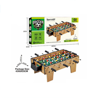Table de jeu en bois couleur bois, pieds courts, 74*26CM