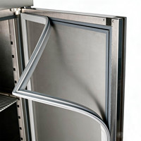 Congélateur vertical commercial et industriel 650L, équipement de cuisine, R290, refroidissement par ventilateur, congélateur rapide conteneurisé à température unique