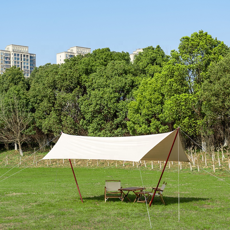 Хлопковая Солнцезащитная палатка на заказ, переносной навес для кемпинга на открытом воздухе, походов, пикника, рыбалки