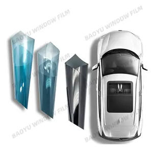 Car Window Film Metal-dyed Tint V-95HD Metal PET Fasion Windows Tint For Cars Carbon Ceramic Car Window Film Dyed Charcoal T 3H