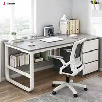 Bureau d'étude réglable pour étudiants JIUSHUN, bureau d'ordinateur en bois moderne et durable, table de travail pour la maison et le bureau, vente en gros