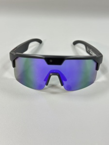 Q01 Smart Glasses 8MP <b>Camera</b> Gradient Purple Lenses BT5.3 WiFi AI Voice Assistant Object Recognition 270mAh - Product Image 1