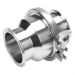 TAIWAN Size 1/2" 304/316 Stainless Steel <b>Quick</b> Opening Check Valve Sanitary <b>Clamp</b> Connection One Way Valve for Water Transfer - Product Image 1