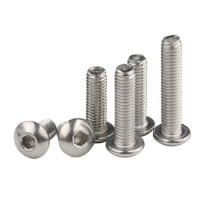 สกรูหัวหกเหลี่ยมซ็อกเก็ตหกเหลี่ยมสแตนเลส M4 M5สกรูหัวกลมหกเหลี่ยมทรงเห็ด M6 304 - Product Image 2