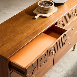 Solid Wood Minimalist <b>Sideboard</b> Storage Cabinet Eco-Friendly Living Room Dining Home Furniture HY203 Home Furniture <b>Sideboard</b> HY - Product Image 5