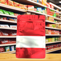Pochette debout étanche à l'humidité personnalisée feuille d'aluminium sac de nourriture pour chien PE & BOPP plastique congélateur stockage bébé nourriture croustilles