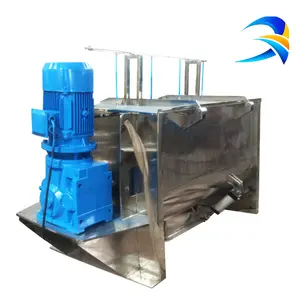 Manufacturer Customized Horizontal Water Heating Mixer Heated Dry Powder Mixer