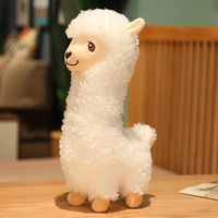 Peluches de Llama de Tamaño Pequeño, Alpaca Gigante de Peluche Suave, Juguetes de Peluche para Dormir, Almohada de Peluche de Alpaca