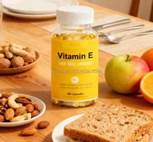 Suplemen Kapsul Vitamin E Kapsul Lunak Vitamin E Suplemen Antioksidan Melindungi Jantung dan Pembuluh Darah - Product Image 2