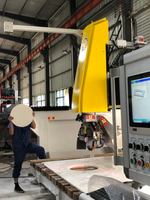 Machine de découpe de pierre CNC 5+1 axes haute précision pour le traitement des dalles de marbre, de granit, des comptoirs et des moulures de pierres tombales