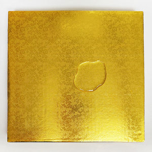 4/6/8/10/12/14 Zoll 13mm dickes rundes Quadrat <span class=keywords><strong>Gold</strong></span> Silber Bodenplatte Kuchen Trommel Dessert Backen Displays Tablett Papier Kuchen brett - Product Image 4