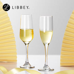 Copa <span class=keywords><strong>de</strong></span> vino <span class=keywords><strong>de</strong></span> cristal <span class=keywords><strong>de</strong></span> lujo personalizable LIBBEY, copas modernas con etiqueta privada para flautas <span class=keywords><strong>de</strong></span> champán - Product Image 4