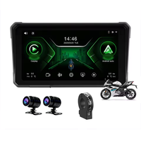 Pantalla Carplay Android Auto Portatil Écran De Pour Dvr Camera Accessoires Motos 6 Pouces Pression des Pneus avec Tpms pour apple