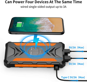 Banco de energía wifi para cámara a prueba de golpes, <span class=keywords><strong>cargador</strong></span> <span class=keywords><strong>solar</strong></span> de 20000mah, mochila <span class=keywords><strong>blavor</strong></span> dc a dc, lámpara de estación de carga con <span class=keywords><strong>cargador</strong></span> de teléfono - Product Image 3