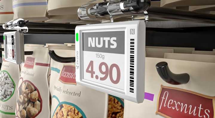 Price R Zkong Customize Price Label Digital ESL System for Supermarkets