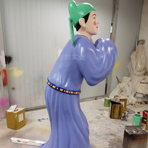 Escultura de Resina de Figura Antigua para Exteriores, Montaje en Suelo, Duradera, Hecha a Mano, Diseño Tradicional, Empaque Individual - Product Image 4