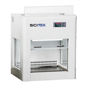 ตู้ลามินาร์ฟลอว์ขนาดเล็ก SCITEK ทำจากสแตนเลส 304 กระจกนิรภัยหนา 5 มม. หน้าต่างด้านหน้าแบบแมนนวล พร้อมจอแสดงผล LED สำหรับห้องปฏิบัติการ - Product Image 1