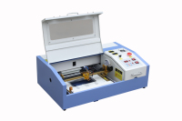Mini graveur laser CO2 40W/50W Portable Petite entreprise Débutant 2030 3020 Machines de fabrication de tampons en caoutchouc laser CO2