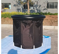Baignoire à glace portable de grande taille OEM 119 Gal pour athlètes, thérapie par immersion froide, récupération, piscine gonflable pour 2 personnes
