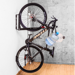 Portabicicletas Garaje Montaje en pared Bicicleta Giratorio Estante de estacionamiento Swing -60 ° ~ + 30 ° Gancho vertical para colgar bicicletas - Product Image 4