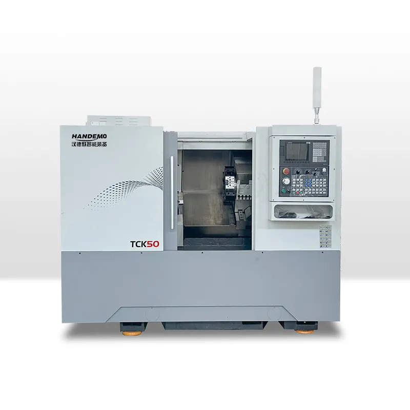 Hot Sale 3 Axis Slant Bed CNC Metal Lathe with Tapping Milling Function