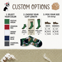 Chaussettes en coton jacquard personnalisées avec logo, couleurs variées, confortables, tricotées, pour femmes et hommes, mode de Noël, pour la vie quotidienne