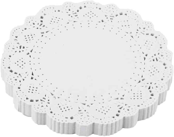 16-Piece White Lace Paper Doilies Set - Wedding, Party Decor, Scrapbooking & Craft Supplies 8 thumbnail image
