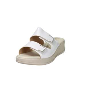 Sandali con Zeppa Cinzia Soft da Donna Bianco Argento LF85002 - Product Image 2