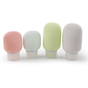 Wholesale Portable Silicone <b>Travel</b> <b>Bottle</b> Squeezable 2pcs Set Reusable Shampoo <b>Bottle</b> <b>Travel</b> <b>Bottles</b> Containers for Toiletries - Product Image 5