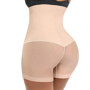 रेशम स्पैन्डेक्स/नायलॉन मखमली नियंत्रण पैंटी मानक यूरोपीय अमेरिकी बड़े आकार के उच्च कमर पेट-टकिंग हिप शरीर को आकार देने वाली सेक्सी - Product Image 6