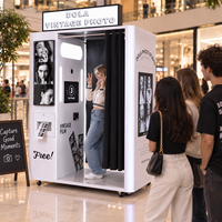 Machine de photomaton créative avec impression instantanée pour événements, fêtes, centres commerciaux et divertissements