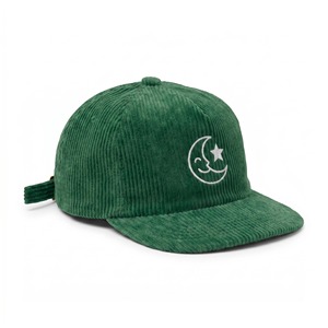 Gorras Clásicas Snapback con Logotipo Bordado Personalizado OEM, Gorras de 5 Paneles, Gorras Vintage de Pana Sin Estructura - Product Image 3