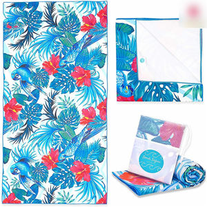 Alta calidad al por mayor personalizado impreso <span class=keywords><strong>toalla</strong></span> <span class=keywords><strong>playa</strong></span> piscina suave secado rápido arena libre microfibra Toallas de <span class=keywords><strong>playa</strong></span> - Product Image 2