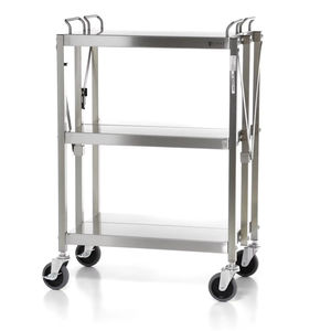 Carrito <span class=keywords><strong>de</strong></span> Servicio Móvil <span class=keywords><strong>de</strong></span> Acero Inoxidable para Restaurantes, para Transportar <span class=keywords><strong>Alimentos</strong></span> <span class=keywords><strong>y</strong></span> Productos <span class=keywords><strong>de</strong></span> Panadería - Product Image 4