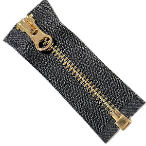 하이 퀄리티 맞춤형 자동 잠금 지퍼 의류 및 신발 황동 및 니켈 소재 오픈 엔드 금속 - Product Image 1