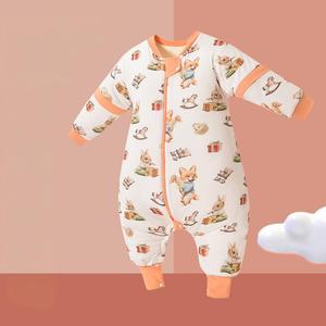 Automne nouveau-né bébé coton infantile vêtements chauds enfants emmailloter couvertures enfants imprimé sac de couchage - Product Image 4