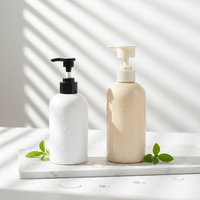 Bouteilles de soin capillaire blanches 450 ml pour salle de bain, emballages de bouteilles de shampoing et après-shampoing 800 ml, bouteilles en plastique PET de luxe en gros