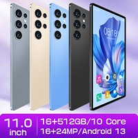 Hot Selling S23 11-inch 16+512GB 10-core Android 13 Tablet PC for Kids Online Learning & Reading & Writing Tablet