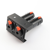 Support latéral de pédalier Audio Pro DIY avec connecteur Jack 1/4 6.35mm en option pour différents connecteurs de type D