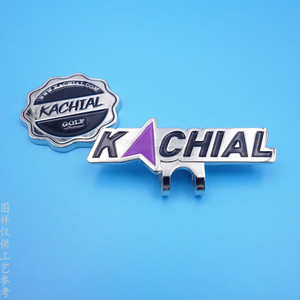 Kachial Metal Golf Hat Clip With Magnetic <b>Ball</b> Marker <b>Bright</b> Nickel Sporty Design For Adults Four Seasons Use - Product Image 2