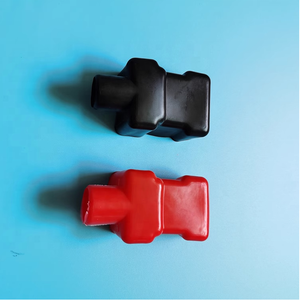 Araba pil kazık kafa koruyucu kapak pil chuck klip pozitif ve negatif kutup bağlayıcı kapak pil terminali yalıtım - Product Image 6