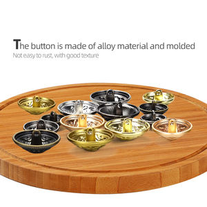Factory High Quality <strong>Metal</strong> <strong>Button</strong> Engraved Gold Logo Custom <strong>Metal</strong> Dome Shank Sew <strong>Buttons</strong> for Clothes Accessories - Product Image 2