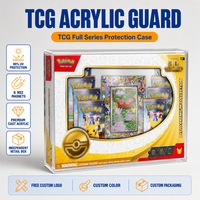 30. Jubiläumsausgabe Standard Ditto Premium Kollektion Acryl-Vitrine mit Magnetdeckel 99% UV-Schutz Kartenbox Einzelhandelsaufbewahrung