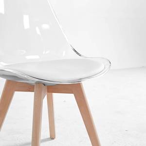 ผู้ผลิตจีนจัดส่งโดยตรง เก้าอี้ทานข้าวพลาสติก PP แบบทันสมัย สำหรับบ้านและร้านอาหาร - Product Image 6